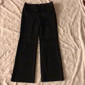 Anne Taylor loft petites 0P flared pinstripe pant
